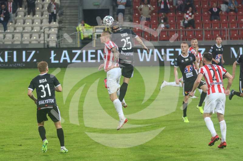 Piłka Nożna: PKO BP Ekstraklasa. Cracovia - Jagiellonia Bialystok. - Agencja Fotograficzna